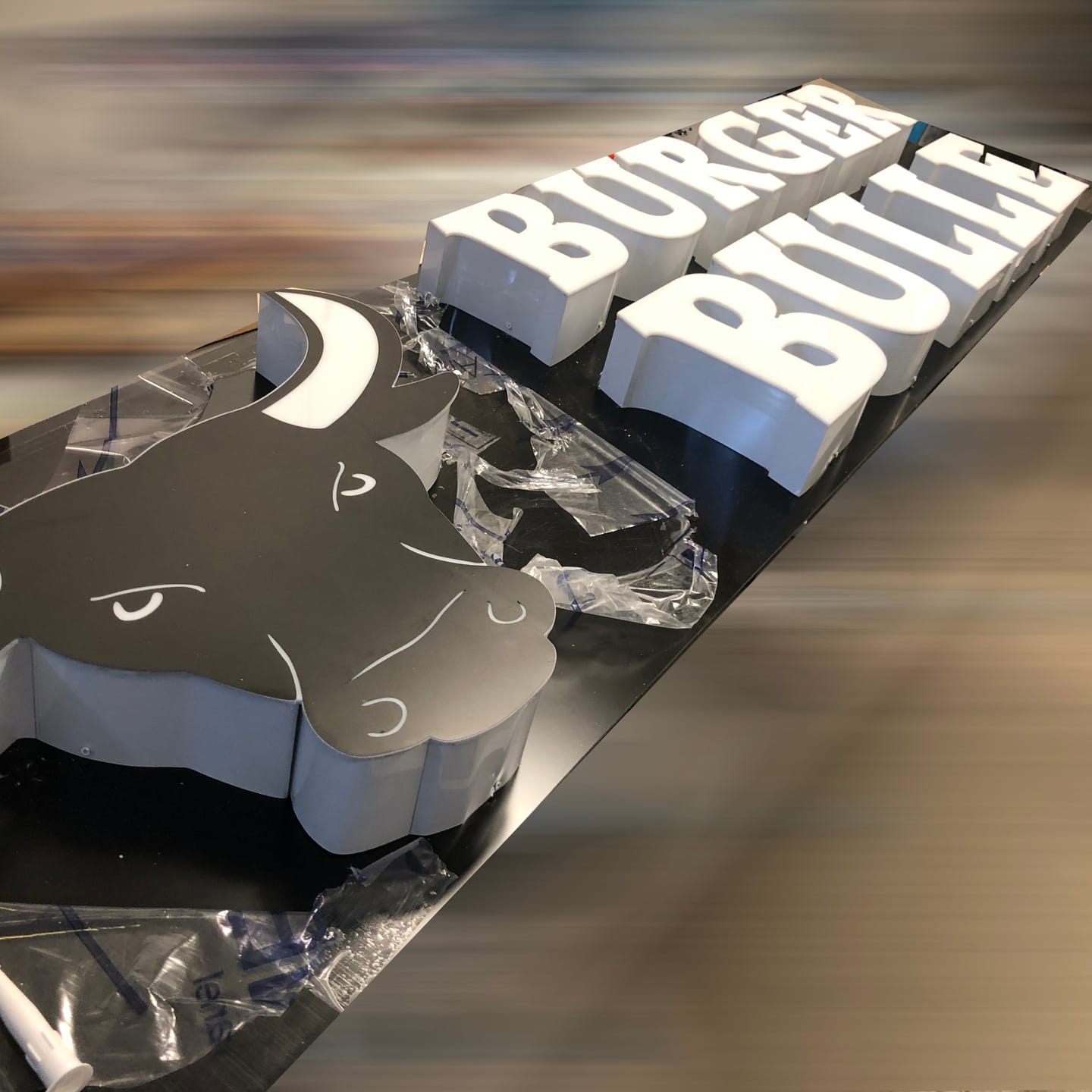 3D-Fräsbuchstaben – gefertigt von HD Werbung für Kunden in Dortmund